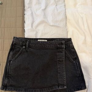 We the Free Mini Asymmetrical Skirt in Eclipse